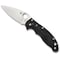 Spyderco 2024 Spyderco Manix 2 Lightweight Black Plain SPY-C101PBK2 - alternate 3